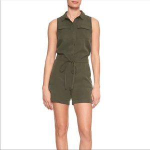 Banana Republic Dark Green Romper